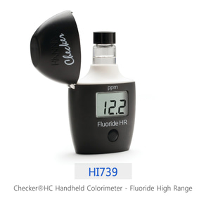 HANNA 불소 수질측정기 HI739 식수 치과 화학물 HR 측정기 간이측정 포켓용