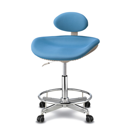 실험실용 의자 L-MAX (연두색/하늘색)