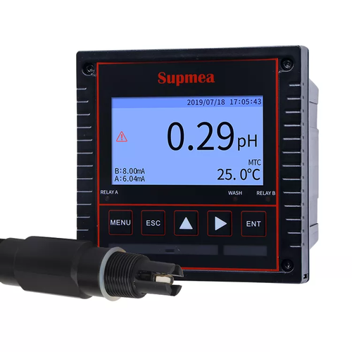 SUPMEA 설치형 pH 측정기 PH8.0