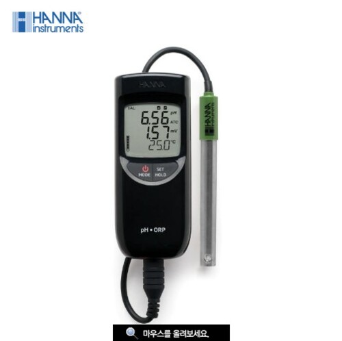 HANNA 휴대용 pH/pH-mV/ORP/온도측정기 HI991003