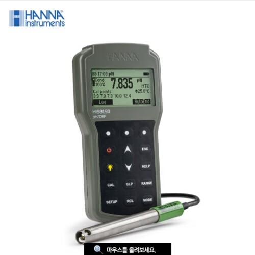 HANNA 휴대용 pH/ORP 측정기 HI98190