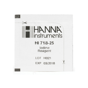 HANNA 요오드 수질측정기 시약 HI718-25 25회분