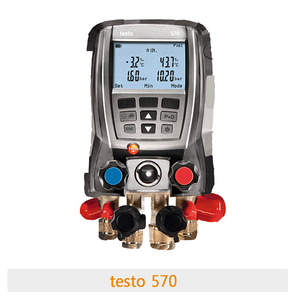 TESTO 570-2 디지털 매니폴드 게이지 압력 온도 전압 진공도 측정