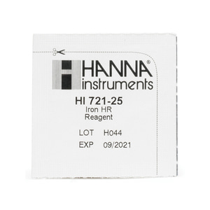 HANNA 철분석 수질측정기 시약 HI721-25 25회분
