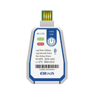 elitech 일회용온도기록계(NFC)  RC-17NK (NFC 기능)