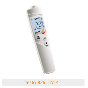 TESTO 826 T2 식품용 적외선온도계 경보/냉동실/생선/주방/온도/음식