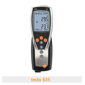 TESTO 635-2 소프트웨어포함 고정밀 온도 습도 측정