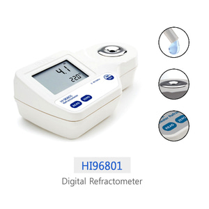 HANNA 디지털 당도계 HI96801 0~85% 측정0.1%/생활방수/듀얼LCD/휴대용