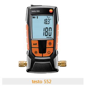 TESTO 552 디지털 진공 게이지 냉동 시스템 히트펌프 진공 측정