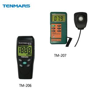 TENMARS 태양열 강도측정기 TM-206 TM-207 일사량계 솔라 측정